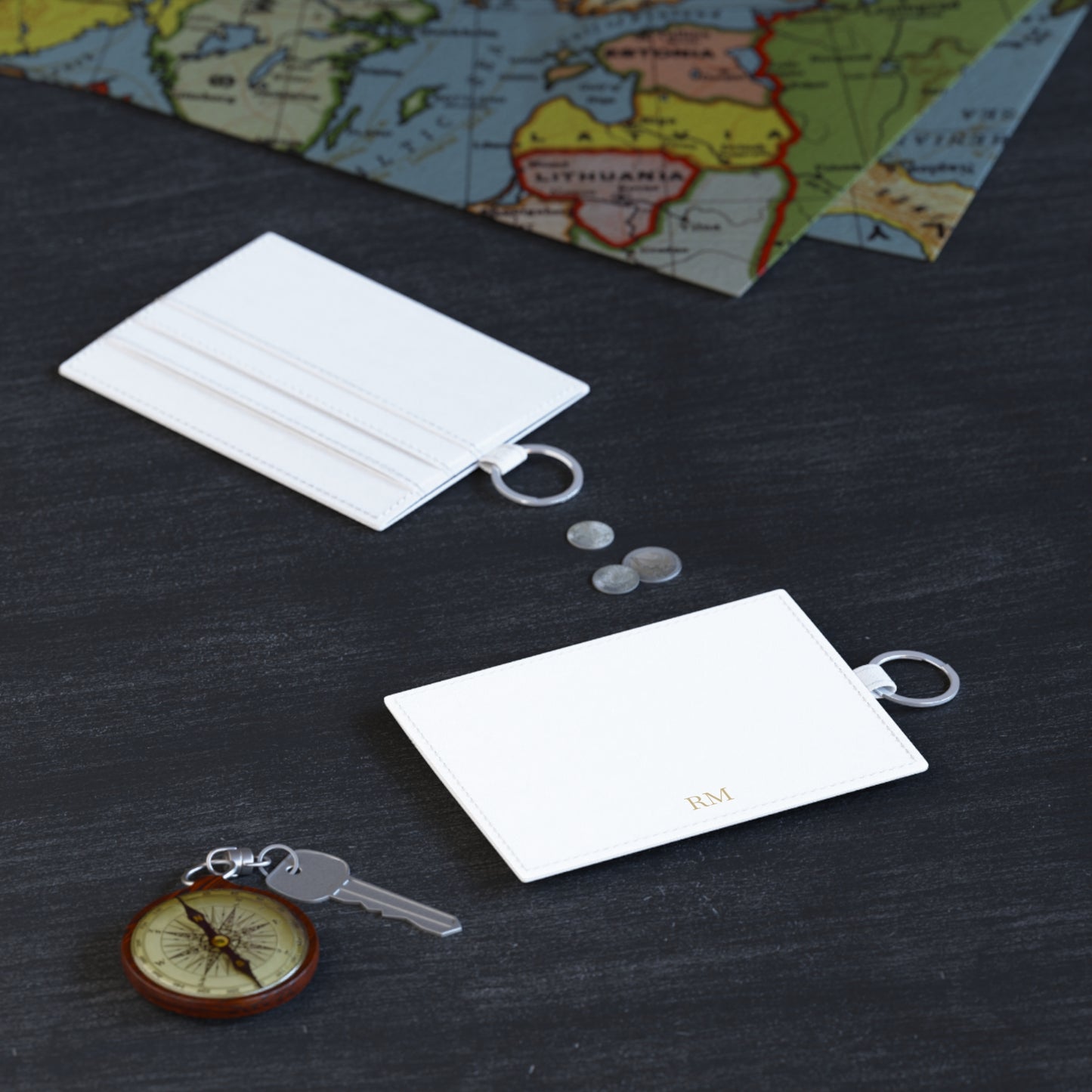 Personalized Leather Card Holder for Men