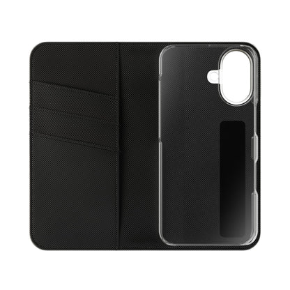 Personalized Leather Flip Phone Case for Men