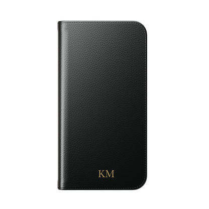 Personalized Leather Flip Phone Case for Men