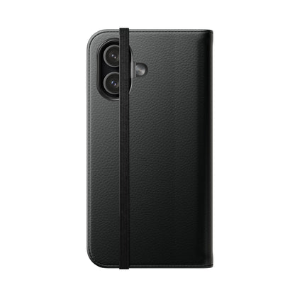 Personalized Leather Flip Phone Case for Men