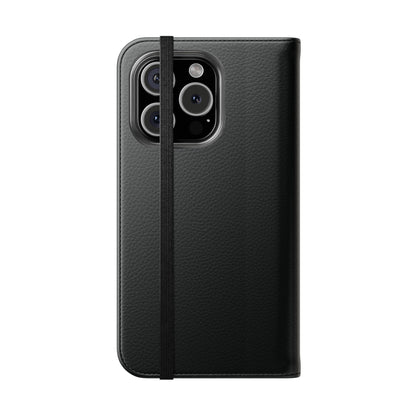 Personalized Leather Flip Phone Case for Men