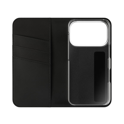 Personalized Leather Flip Phone Case for Men