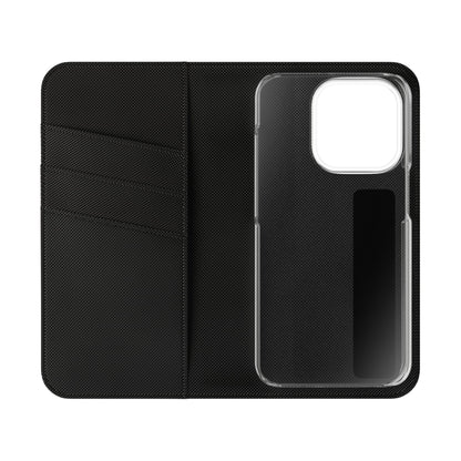 Personalized Leather Flip Phone Case for Men