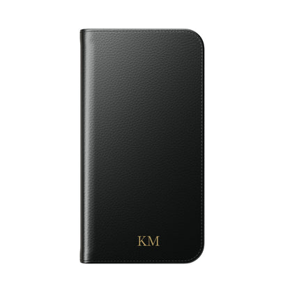 Personalized Leather Flip Phone Case for Men