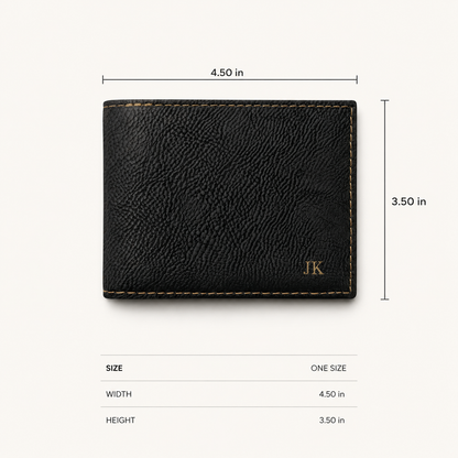 Personalized Leather Wallet for Men