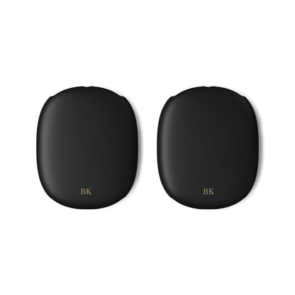 Personalized AirPods Max case for men in white, matte finish