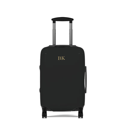 Personalized luggage cover for men, 21 by 14 inches with custom print