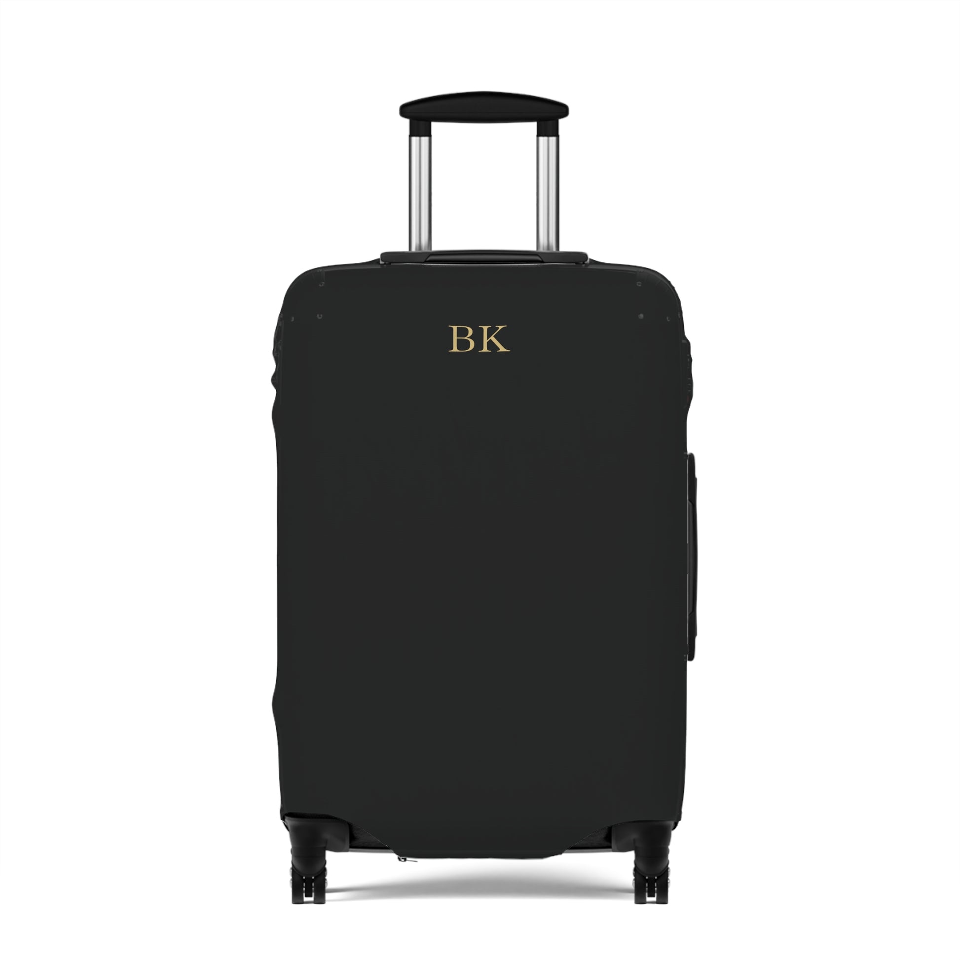Personalized luggage cover for men, 25 by 16 inches with custom print
