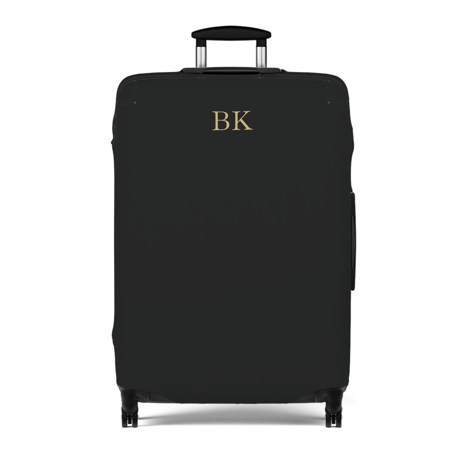 Personalized luggage cover for men, 28 by 20 inches with custom print