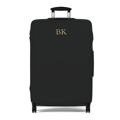 Personalized luggage cover for men, 28 by 20 inches with custom print