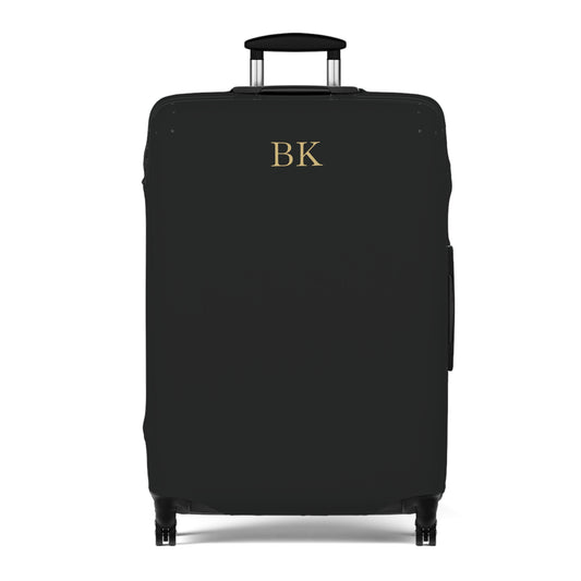Personalized luggage cover for men, 28 by 20 inches with custom print
