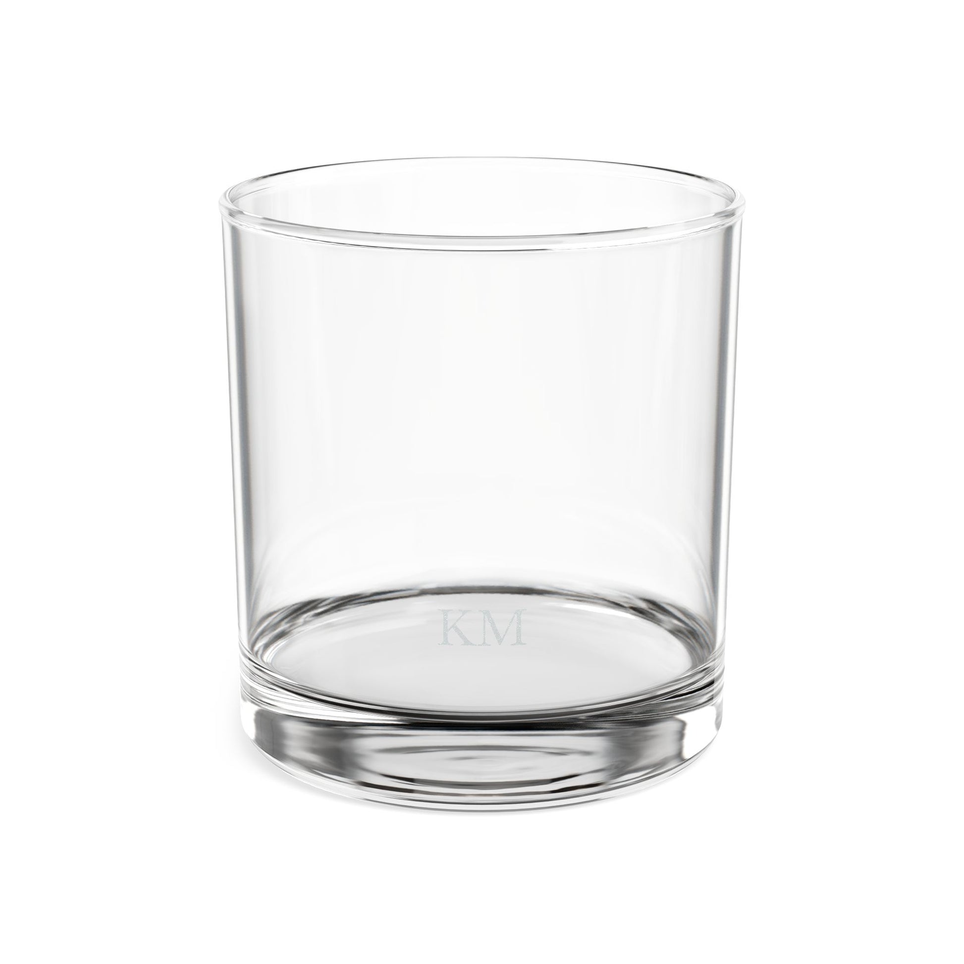 Personalized rocks whiskey glass for men, 10.5oz with custom engraving