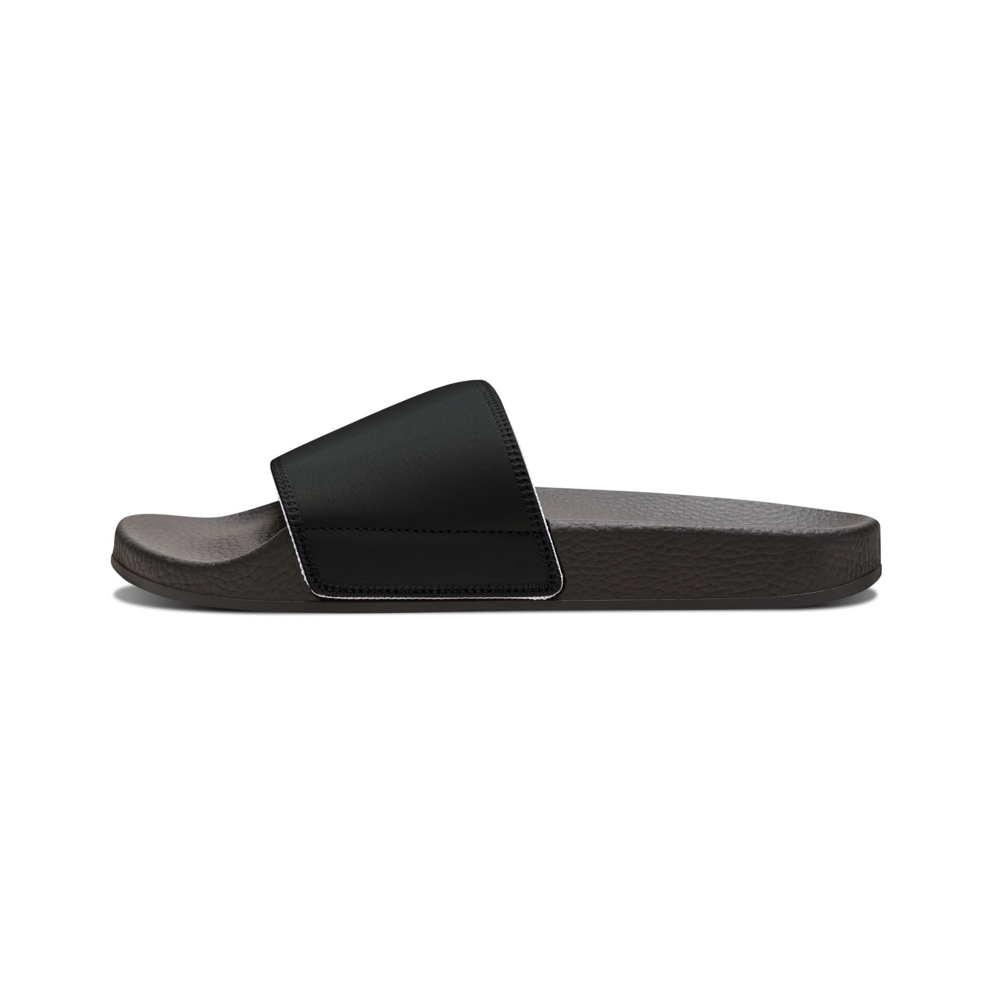 Personalized sandals for men in black with removable custom straps