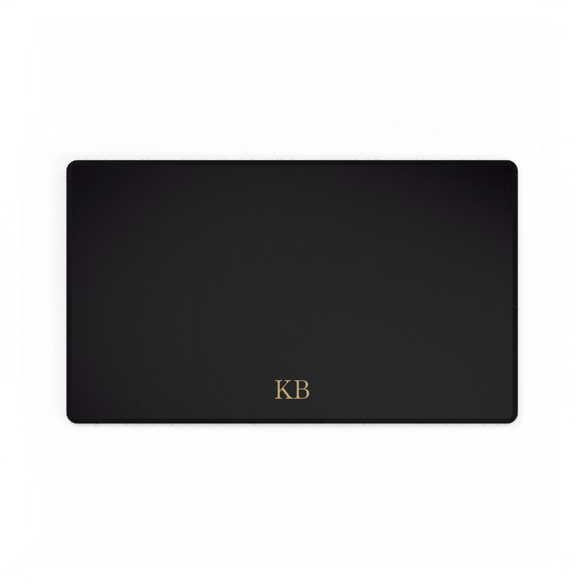 Personalized desk mat for men, 23.6 by 13.8 inches with custom design
