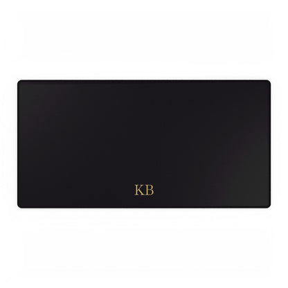 Personalized desk mat for men, 31.5 by 15.5 inches with custom design