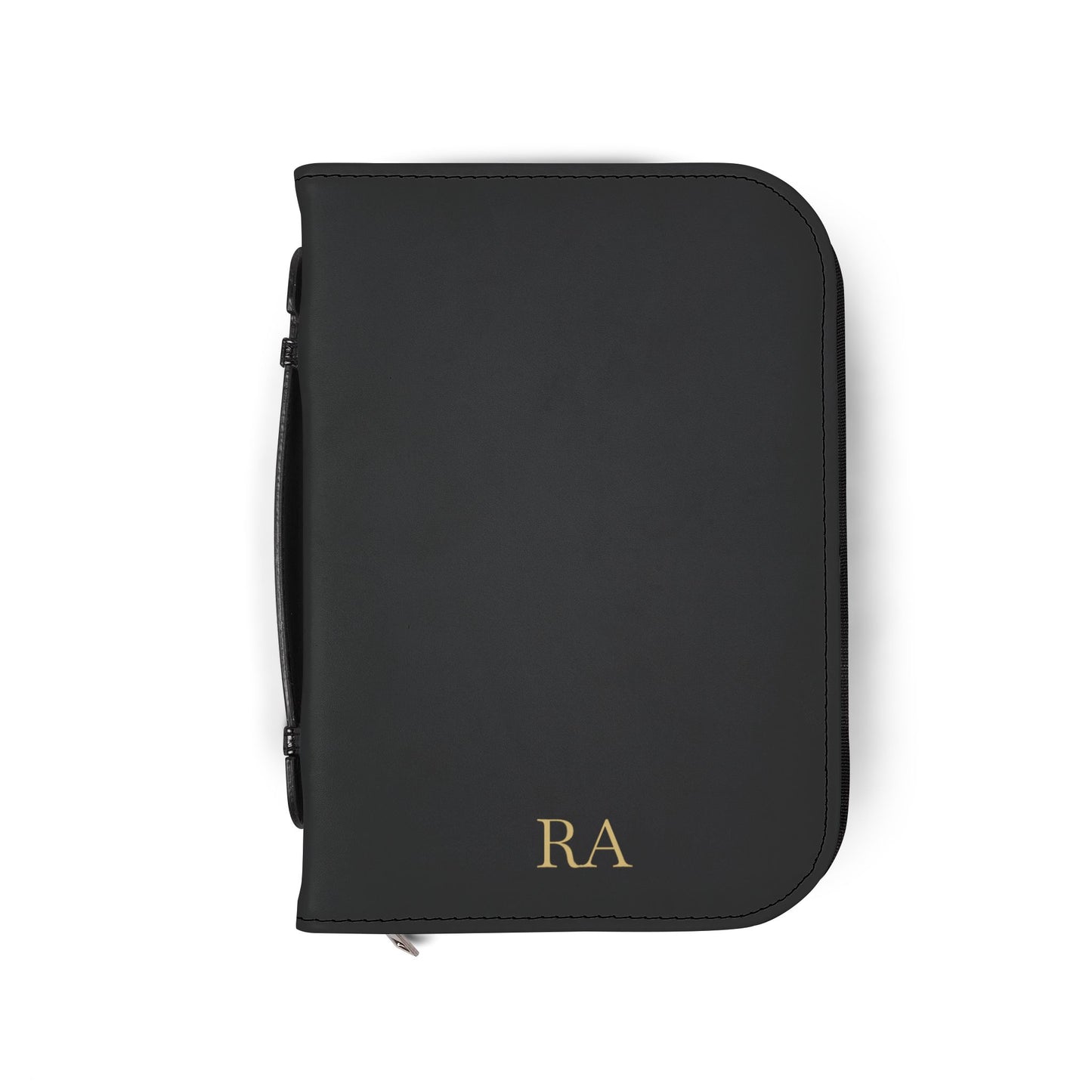 Personalized leather Bible cover for men, large size