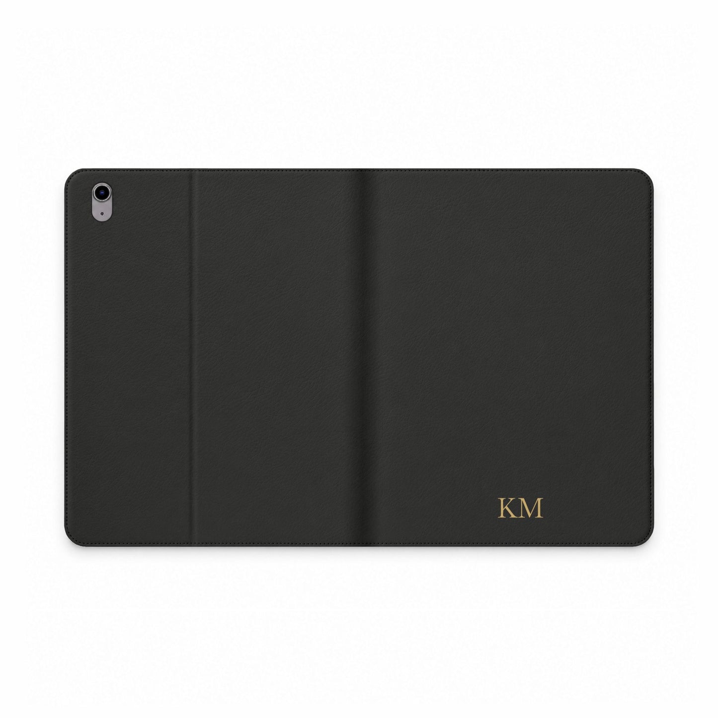 Personalized leather iPad folio case for men, iPad Air 11 inch