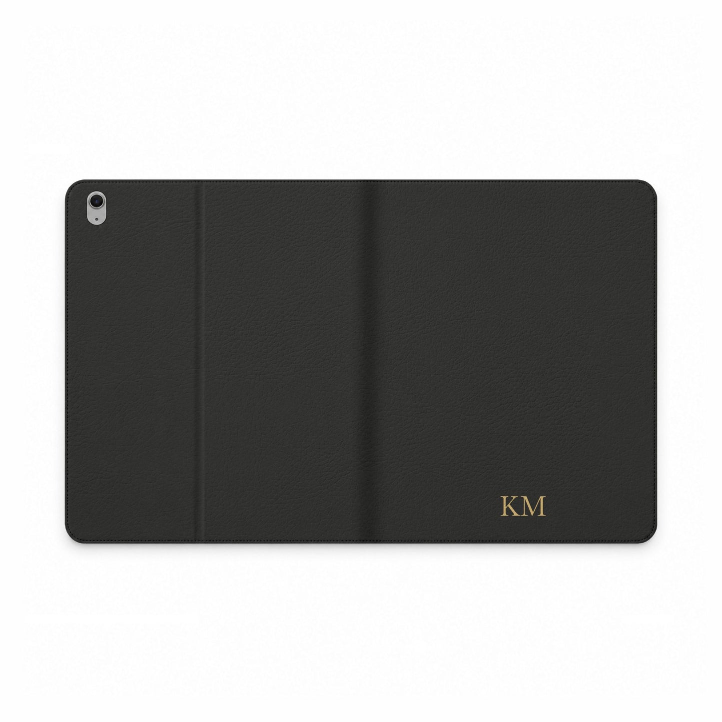 Personalized leather iPad folio case for men, iPad Air 13 inch