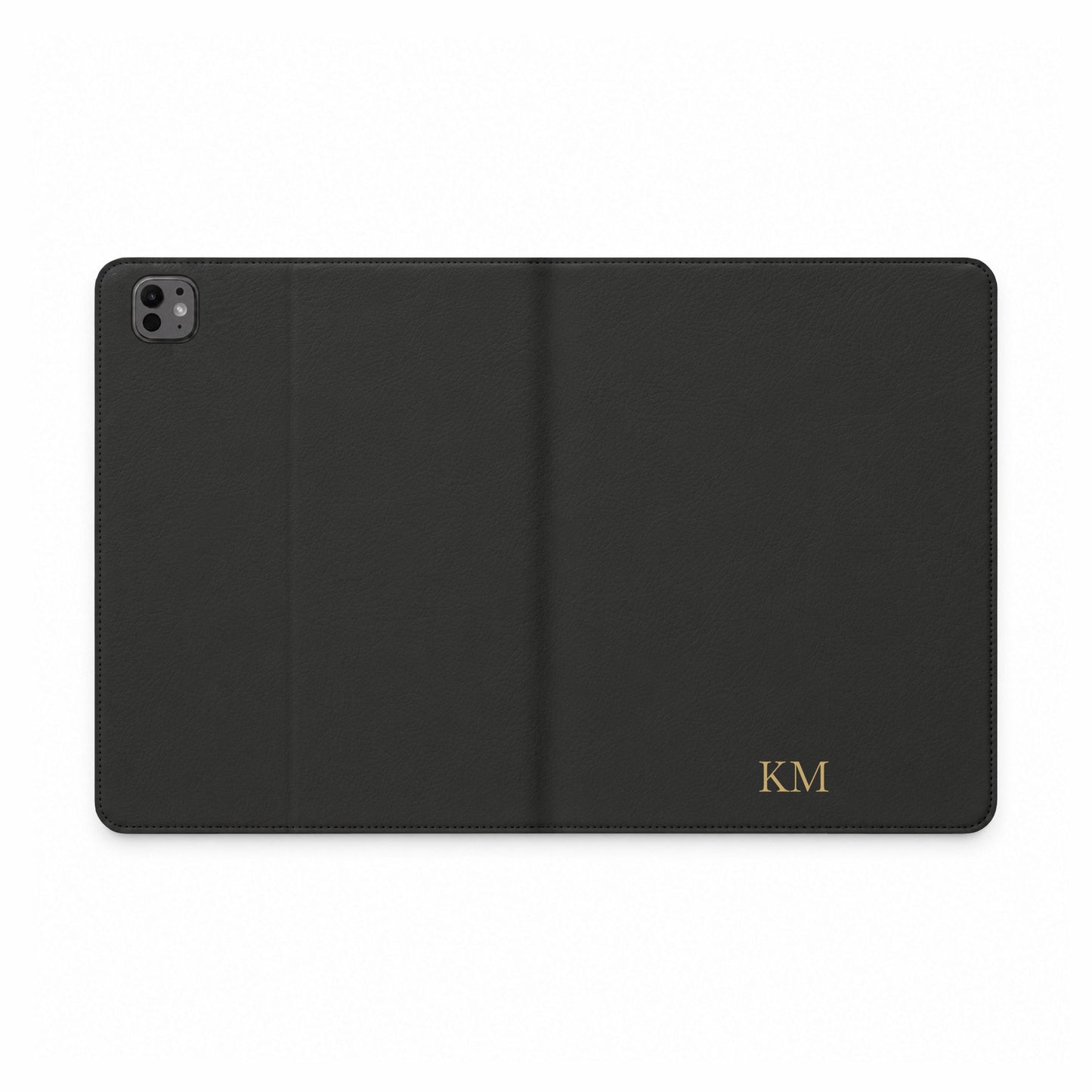 Personalized leather iPad folio case for men, iPad Pro 11 inch
