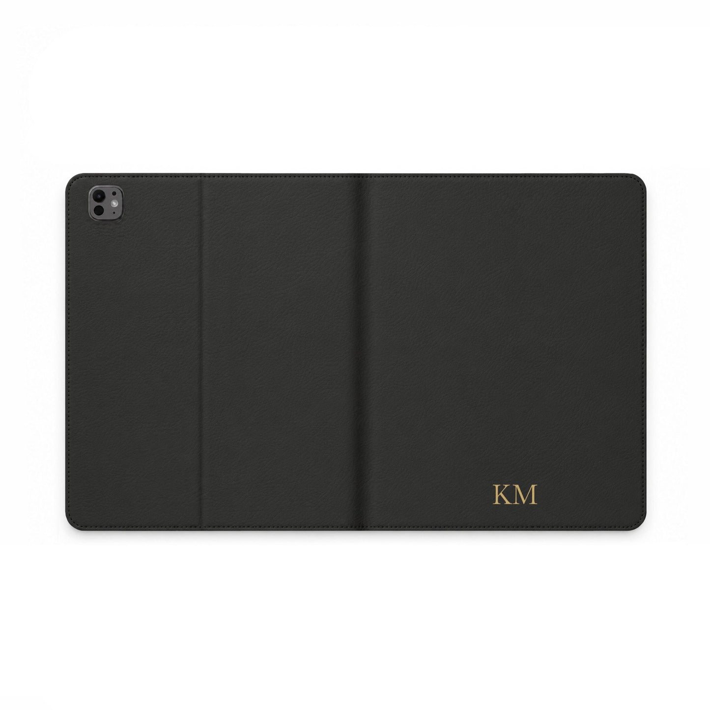 Personalized leather iPad folio case for men, iPad Pro 13 inch M4