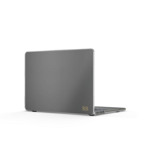 Personalized MacBook case for men, MacBook Air 13.6 inch, glossy clear shell