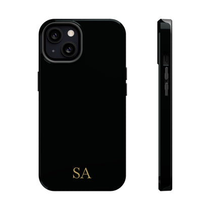 Personalized magnetic phone case for men, iPhone 13, glossy finish