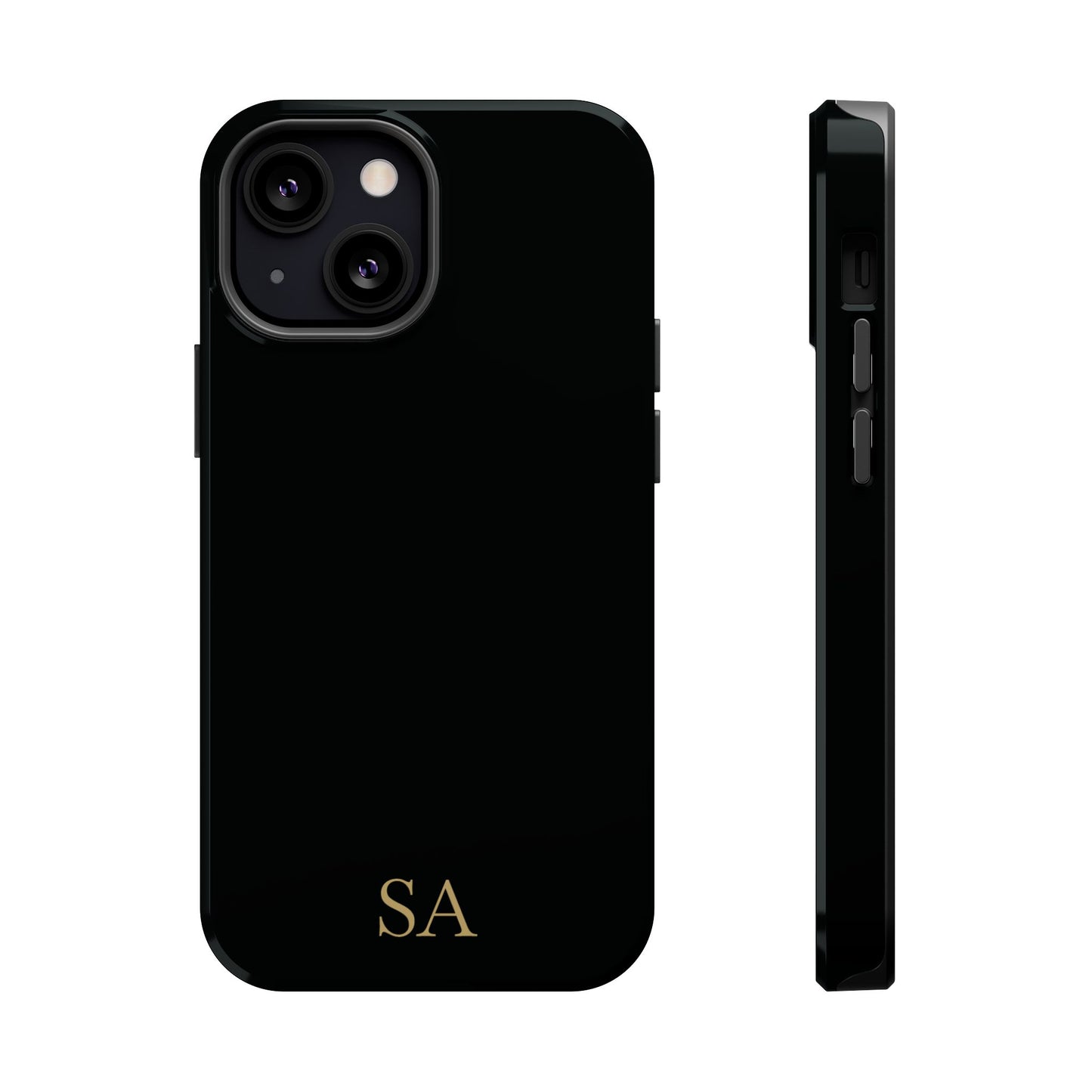 Personalized magnetic phone case for men, iPhone 13 Mini, glossy finish