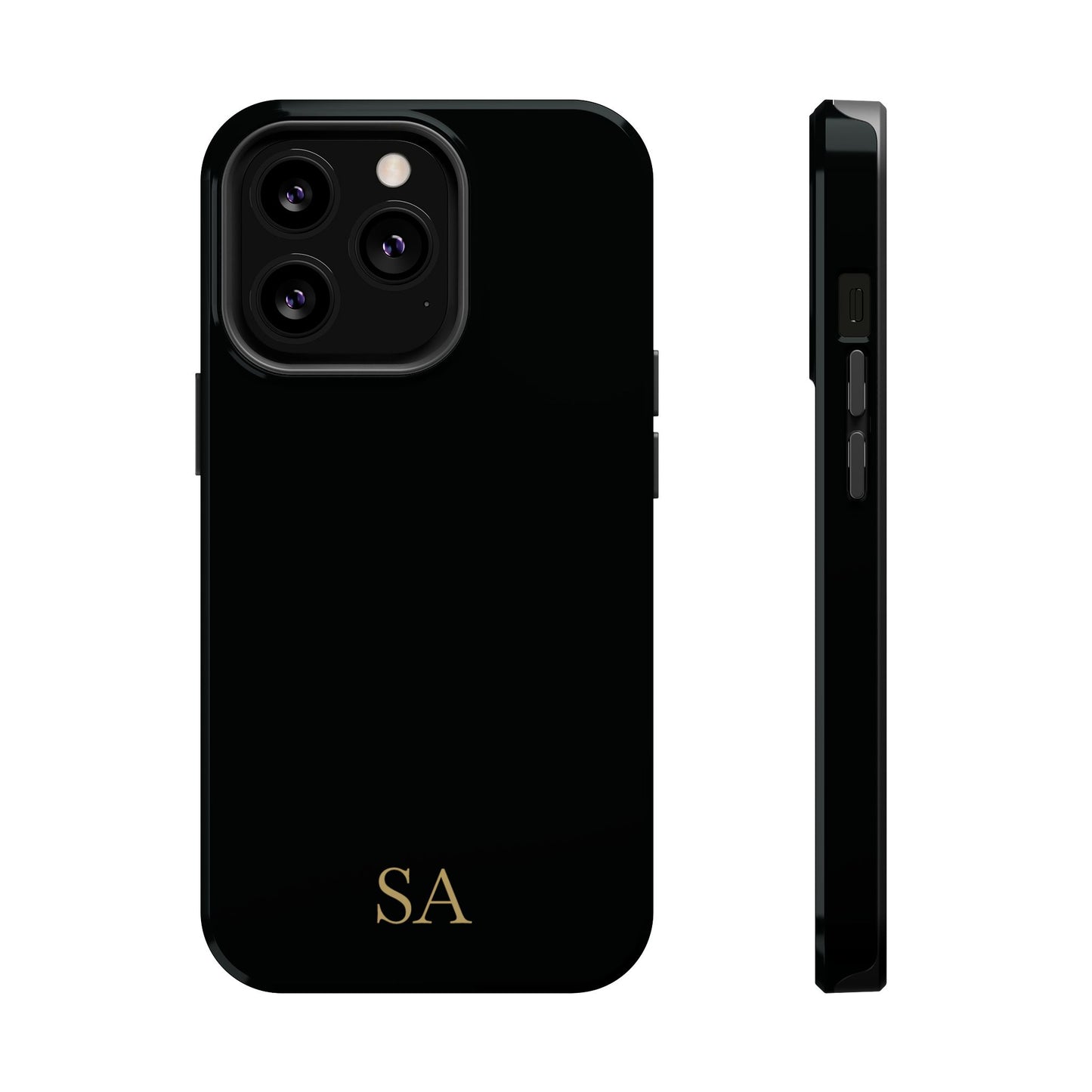 Personalized magnetic phone case for men, iPhone 13 Pro, glossy finish