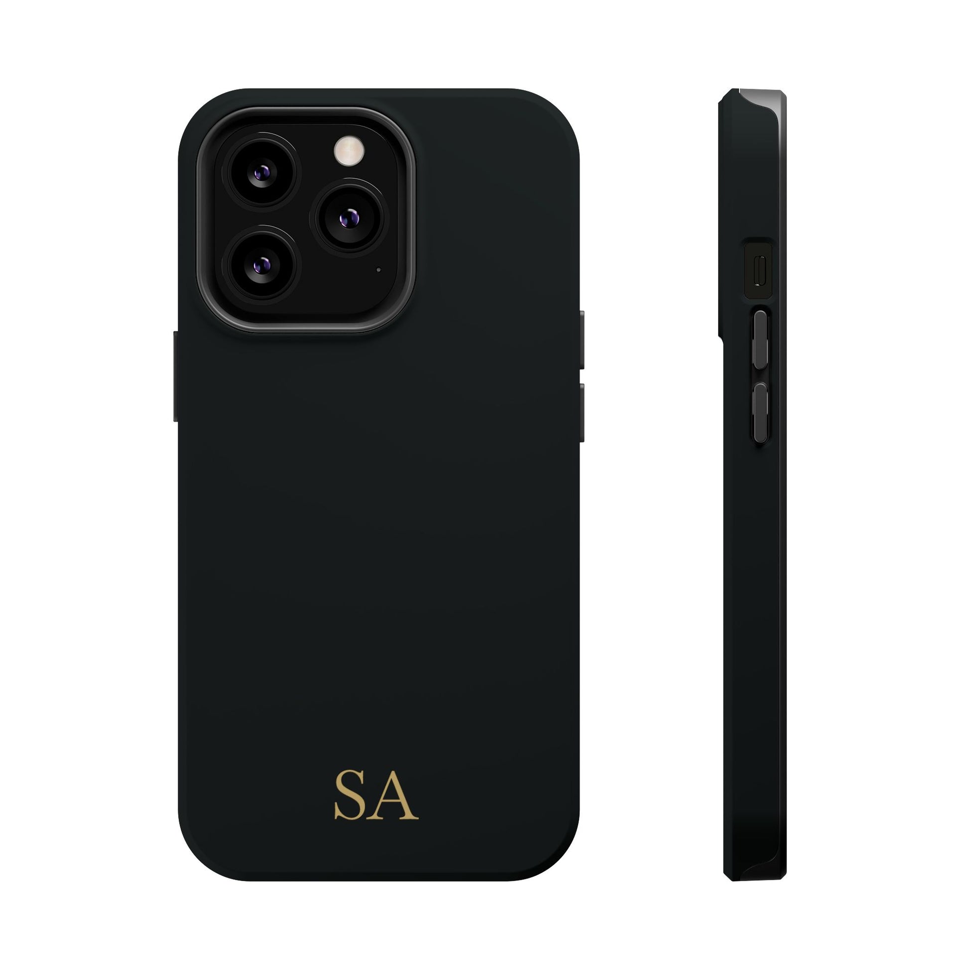 Personalized magnetic phone case for men, iPhone 13 Pro, matte finish