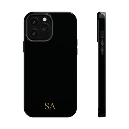 Personalized magnetic phone case for men, iPhone 13 Pro Max, glossy finish