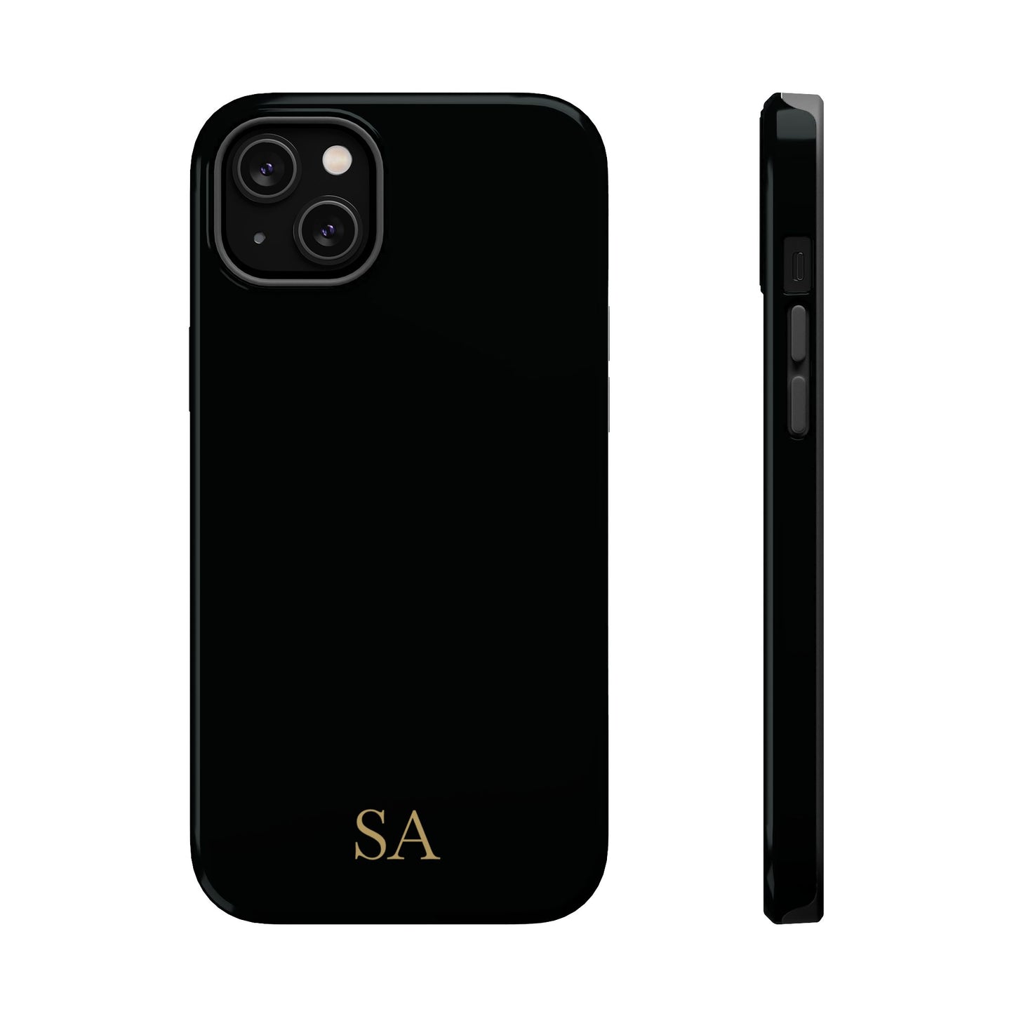 Personalized magnetic phone case for men, iPhone 14 Plus, glossy finish