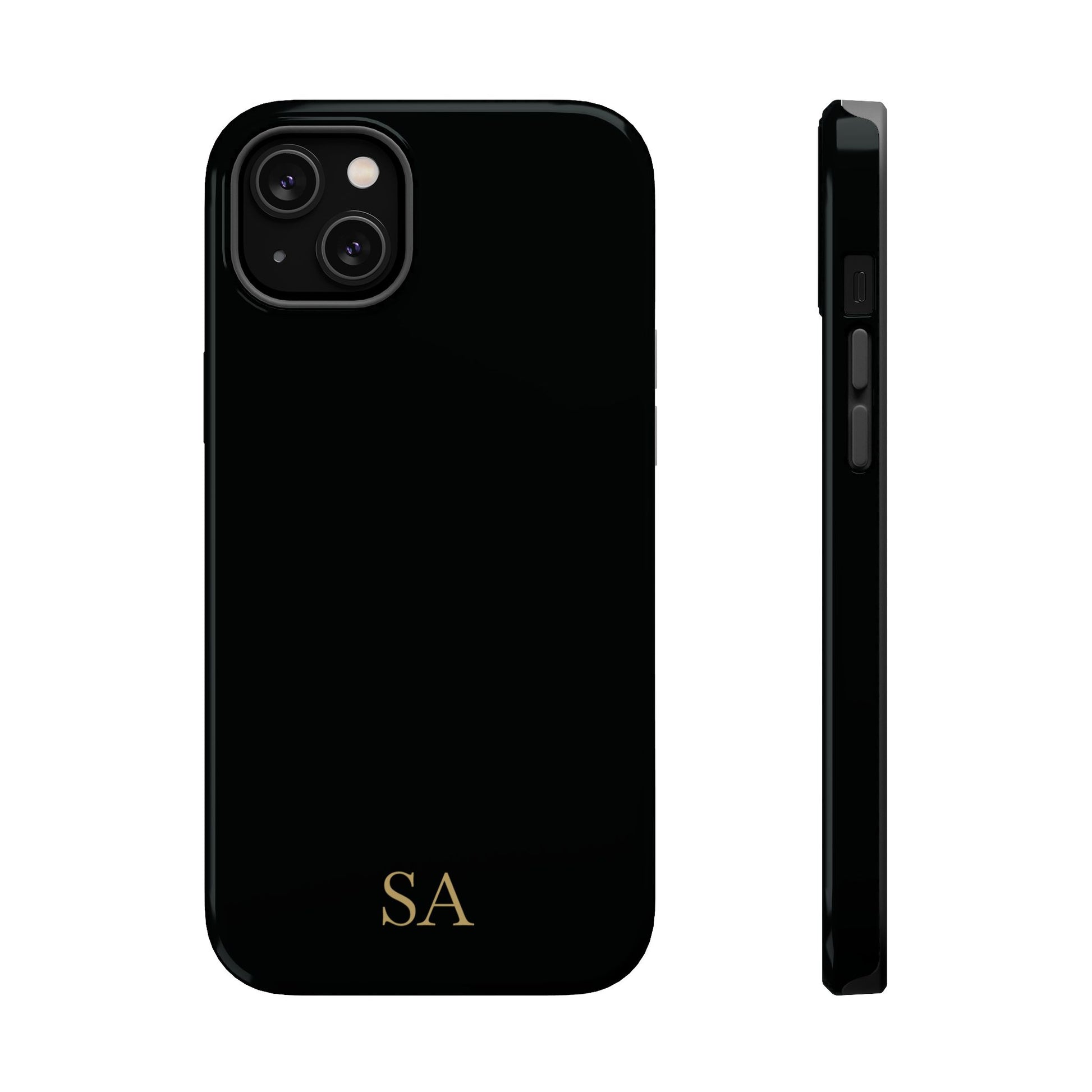 Personalized magnetic phone case for men, iPhone 14 Plus, glossy finish