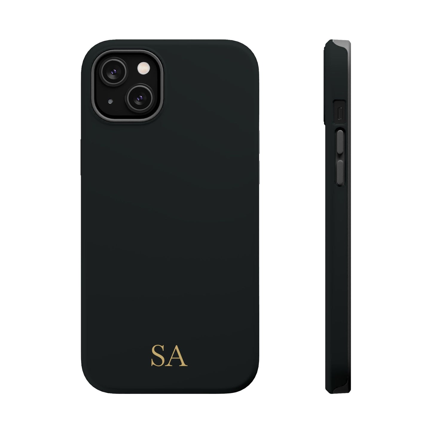 Personalized magnetic phone case for men, iPhone 14 Plus, matte finish