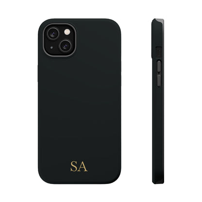 Personalized magnetic phone case for men, iPhone 14 Plus, matte finish