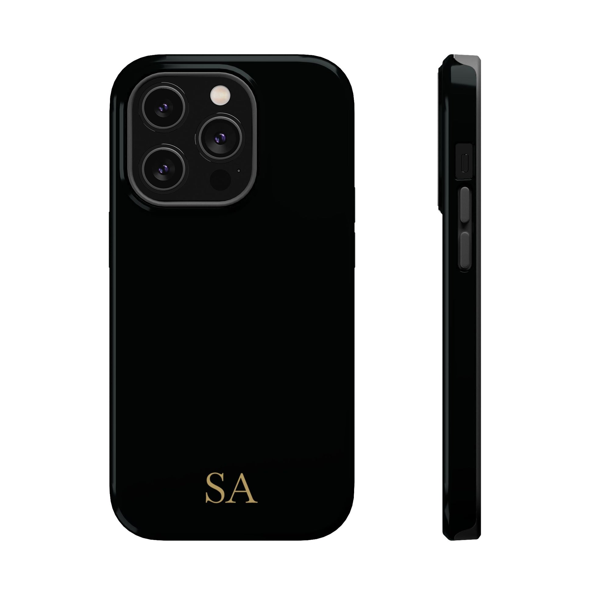 Personalized magnetic phone case for men, iPhone 14 Pro, glossy finish