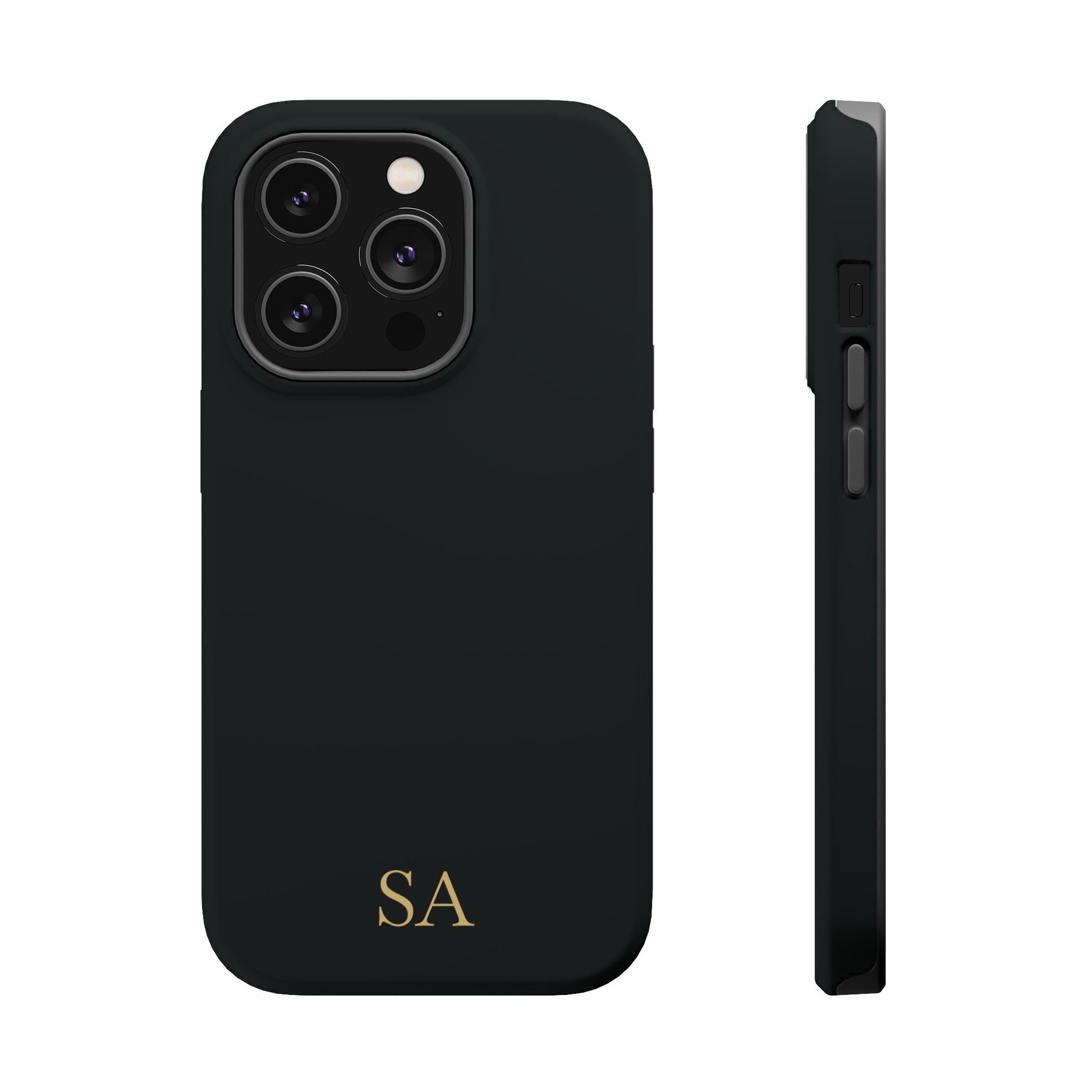 Personalized magnetic phone case for men, iPhone 14 Pro, matte finish