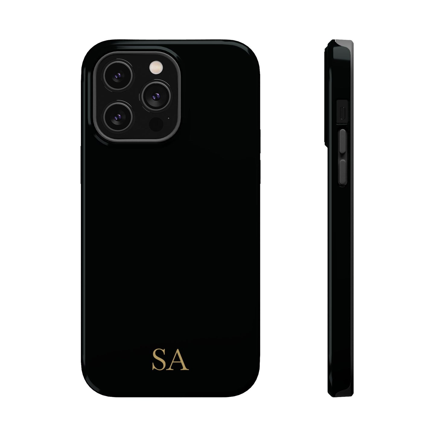 Personalized magnetic phone case for men, iPhone 14 Pro Max, glossy finish