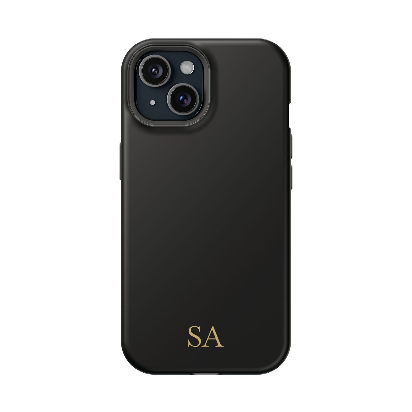 Personalized magnetic phone case for men, iPhone 15, matte finish