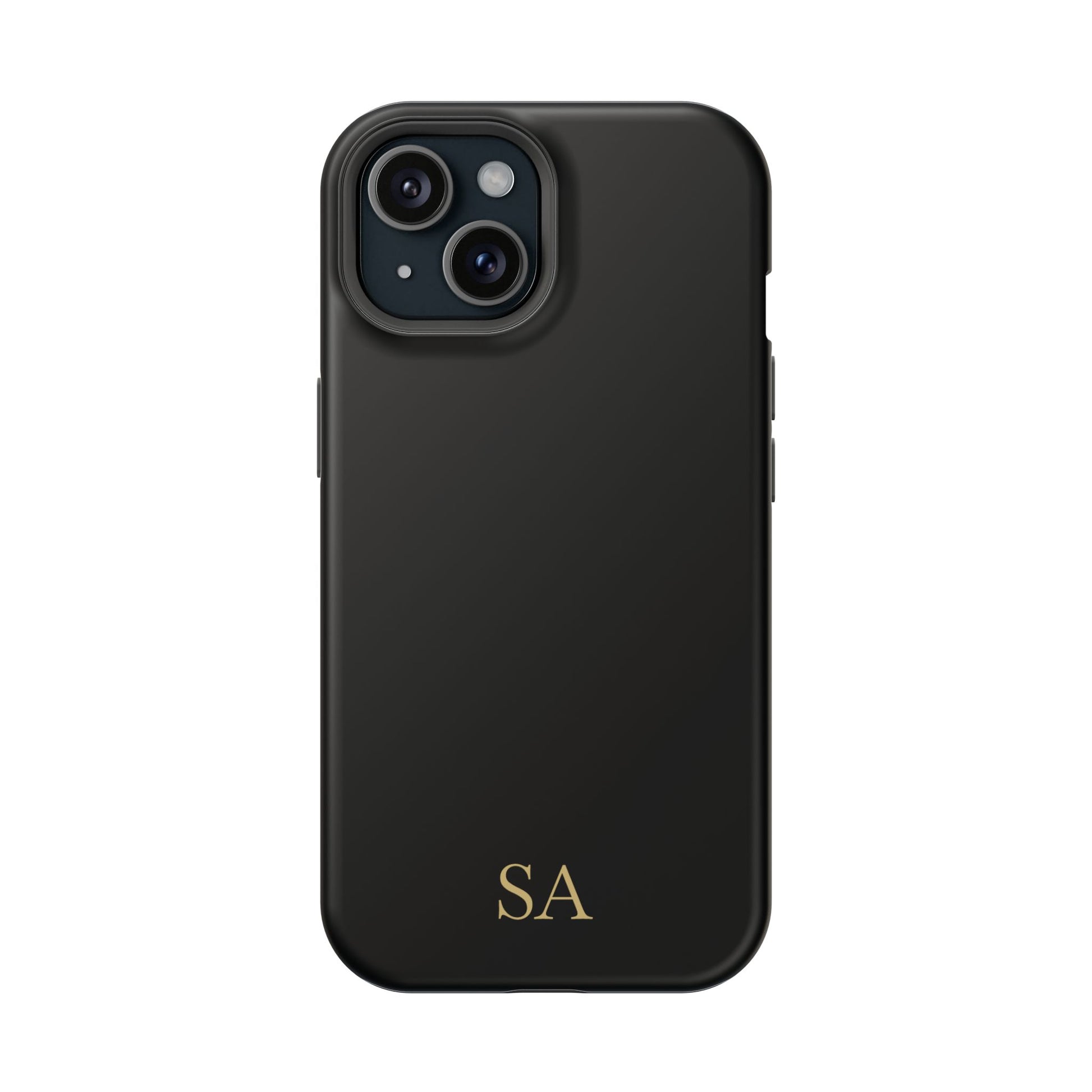 Personalized magnetic phone case for men, iPhone 15, matte finish