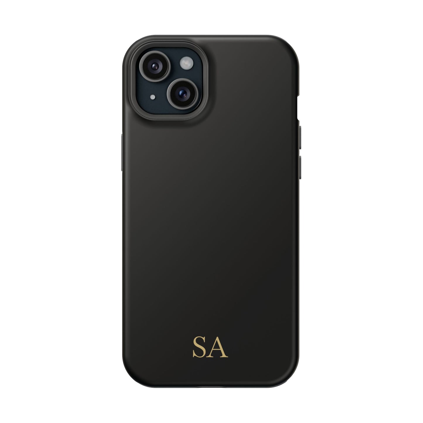 Personalized magnetic phone case for men, iPhone 15 Plus, matte finish