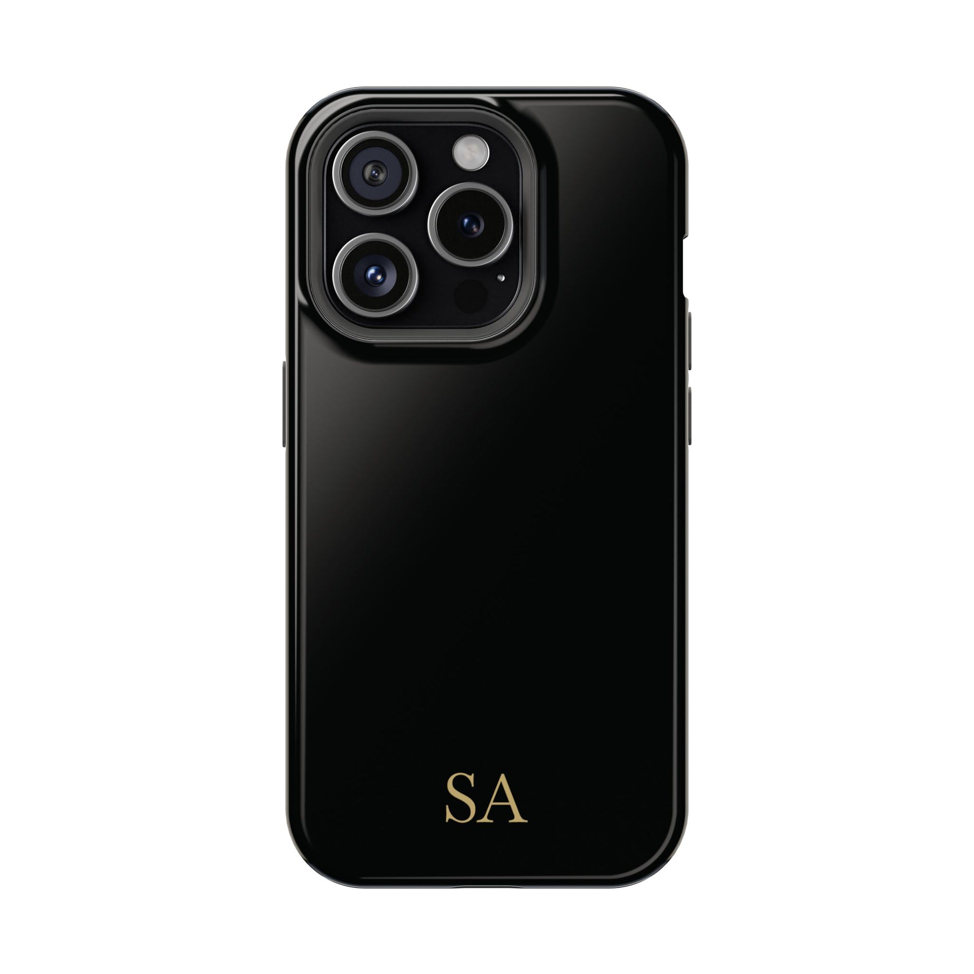 Personalized magnetic phone case for men, iPhone 15 Pro, glossy finish