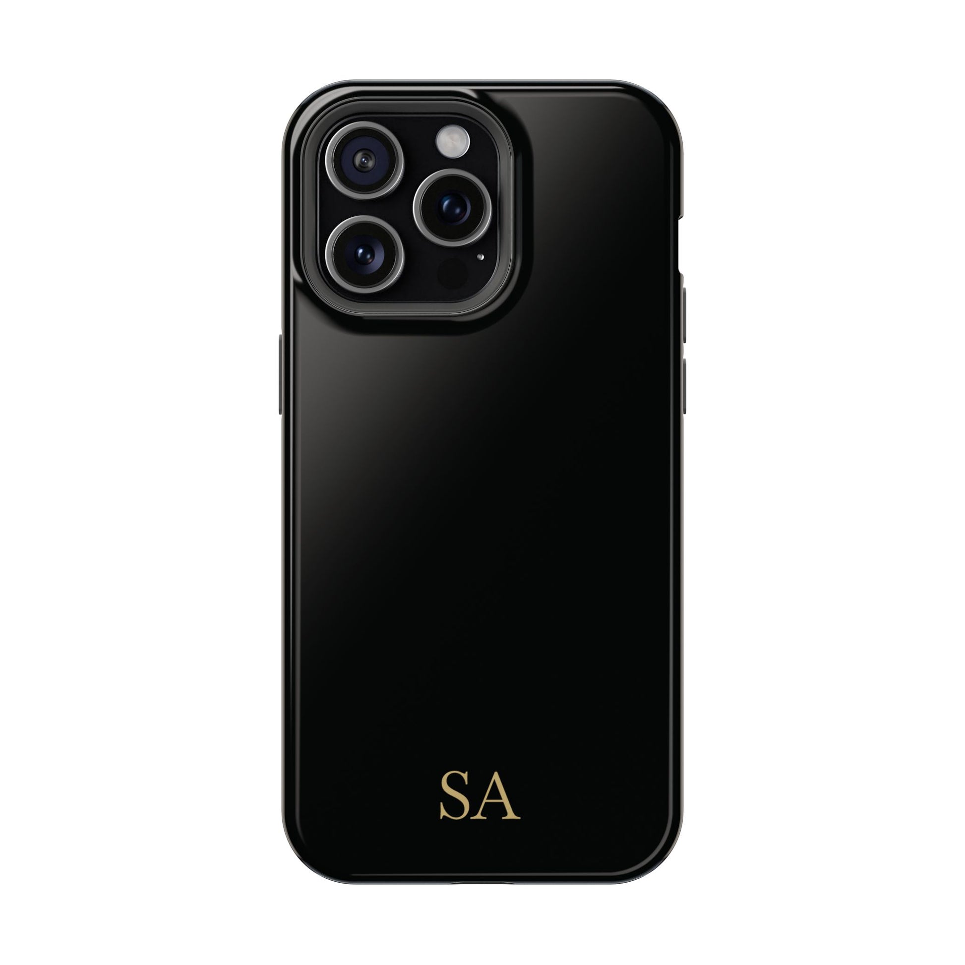 Personalized magnetic phone case for men, iPhone 15 Pro Max, glossy finish
