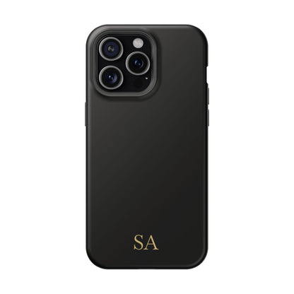 Personalized magnetic phone case for men, iPhone 15 Pro Max, matte finish