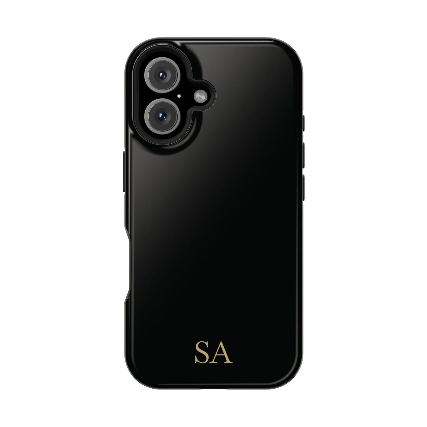Personalized magnetic phone case for men, iPhone 16, glossy finish