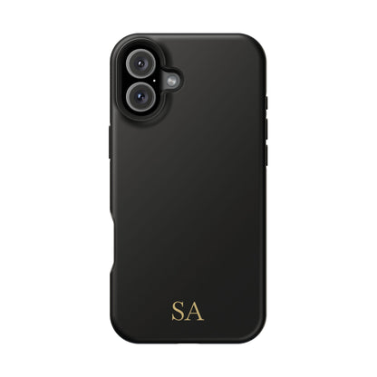 Personalized magnetic phone case for men, iPhone 16 Plus, matte finish