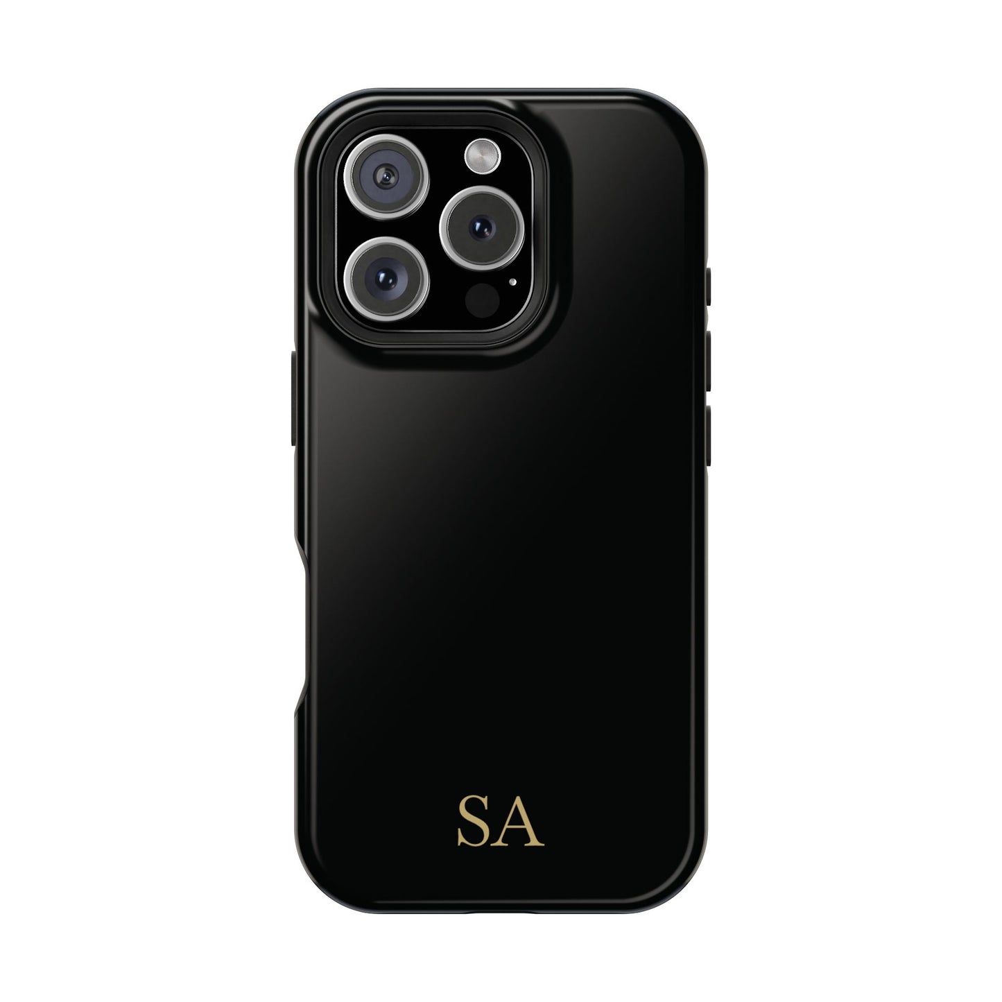 Personalized magnetic phone case for men, iPhone 16 Pro, glossy finish