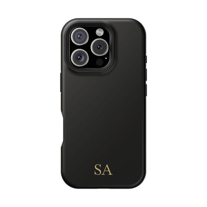 Personalized magnetic phone case for men, iPhone 16 Pro, matte finish
