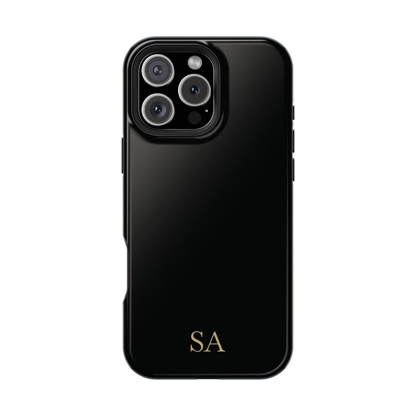Personalized magnetic phone case for men, iPhone 16 Pro Max, glossy finish
