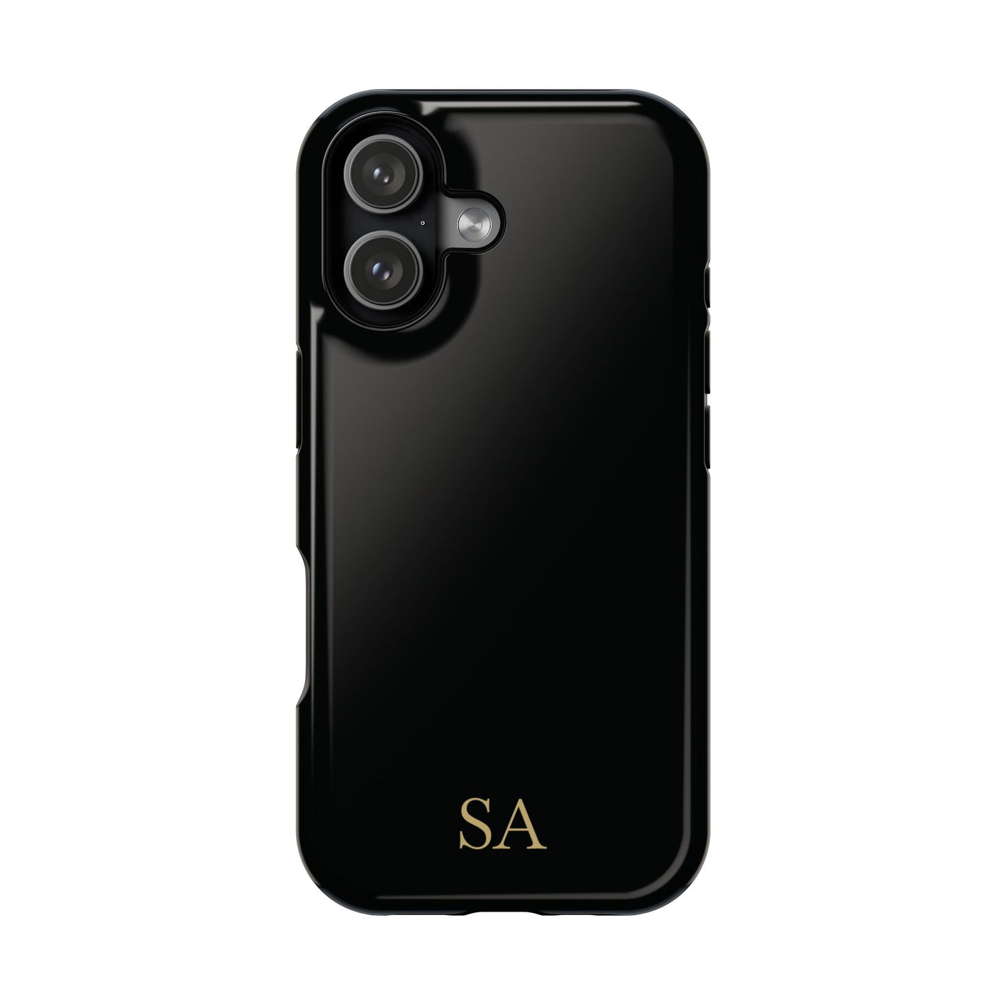 Personalized magnetic phone case for men, iPhone 17, glossy finish
