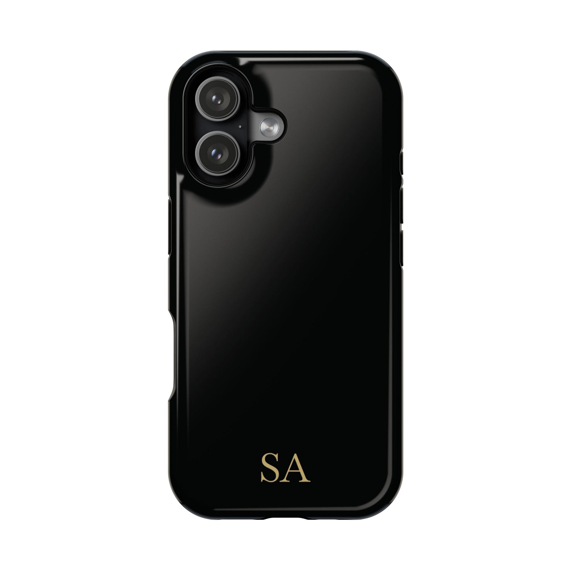 Personalized magnetic phone case for men, iPhone 17, glossy finish